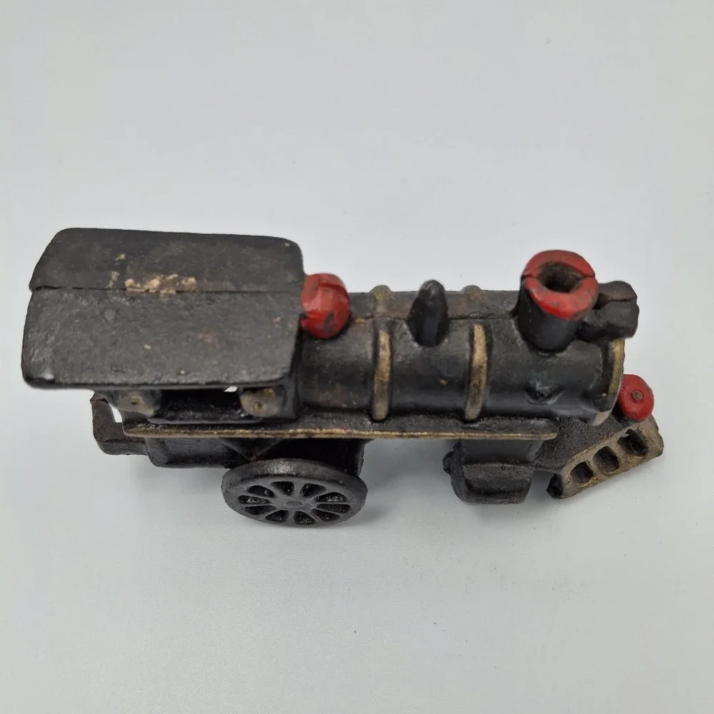 Vintage Cast Iron Train Locomotive Engine 3